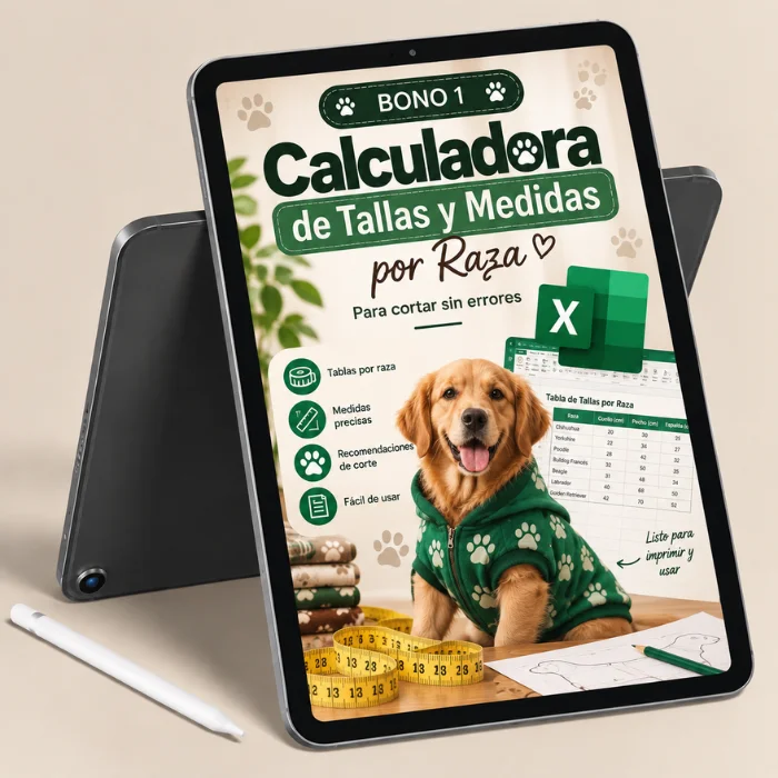 Vista del Bono 1: Calculadora de Tallas y Medidas por Raza