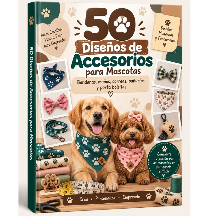 Vista del Bono 2: 50 Diseños de Accesorios para Mascotas
